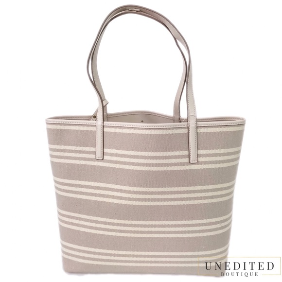 KATE SPADE Striped Reversible Tote Handbag - Picture 4 of 8